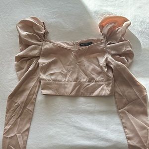NastyGal Satin Top